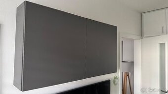 IKEA Besta 2x závěsná skříňka antracit