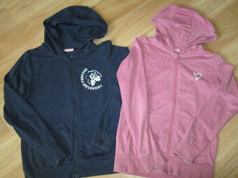 Mikiny 2ks slabé vel. 134/140