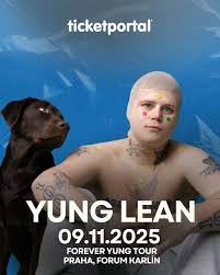 Vstupenky na Yung Lean Praha 9. 11. 2025