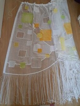 Záclona s třásněmi 150cmx3m