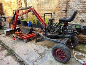 Kráčející minibagr, minirypadlo