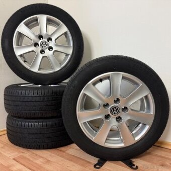 VW/ŠKODA SUPERB 5x112 R16 ET37+LETNÍ 205/55R16 5mm