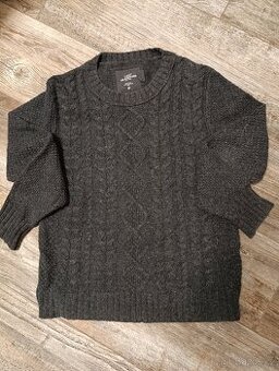 Pánský tmavě šedý svetr H&M, vel. M