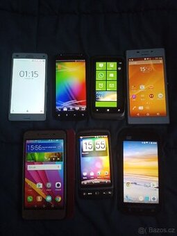 Mix dotykové mobily, HTC, Sony Xperia, Cat