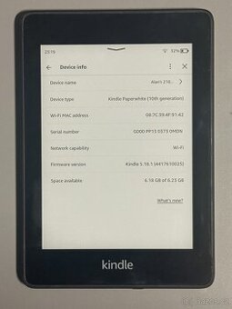 Čtečka knih Amazon Kindle Paperwhite 10. gen 8GB