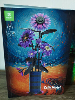 Stavebnice: fialová kytice dílku 586