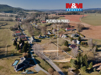 Prodej pozemku k bydlení, 1935 m², Horní Dobrouč