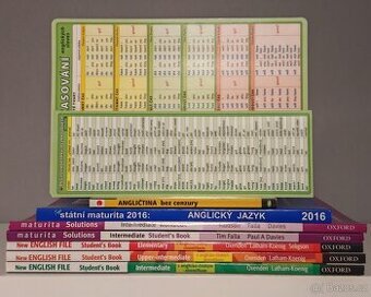 Sada 7 ks učebnic ANGLIČTINY + taháky - NOVÉ