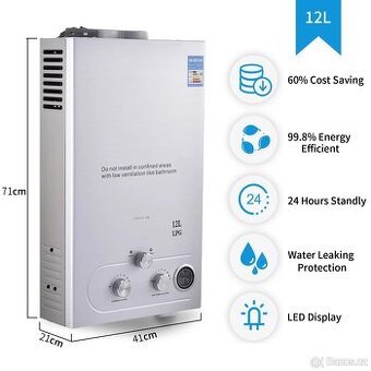 Prodám průtokovy ohřivač vody na PB