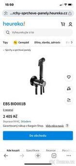 EBS Podomítková baterie s bidetovou sprškou