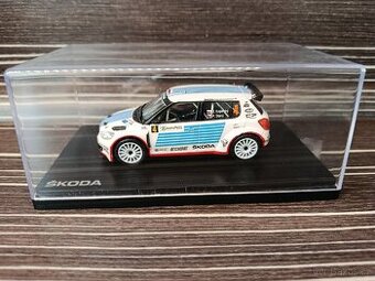 Škoda Fabia s2000 Abrex 1:43 Valašská rallye 2011