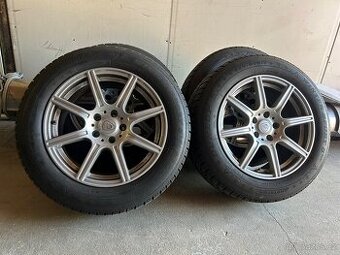 Alu kola 5x112 8J x 17” ET 45 + zimní pneu