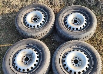 Disky 5x108 R15 se zimními pneu 195/65 R15