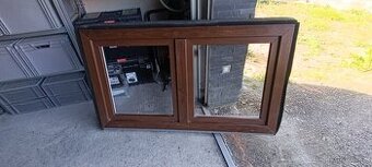 Okno plastové Vekra 147,5 x 87, 5 (150 x 90) dvoukřídlé