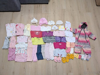 Balík oblečení pro holčičku vel. 50-68