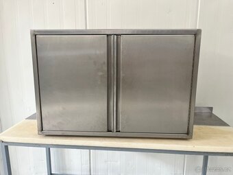 Nerezové nástěnné skříňky 3 ks