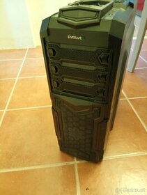 PC case (skříň) EVOLVEO 12L2RD LED 120mm