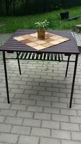 stůl zahradní RETRO, 74x74 cm/čtverec/ výška.