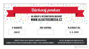 Poukaz na Albatros Media - 2000Kč