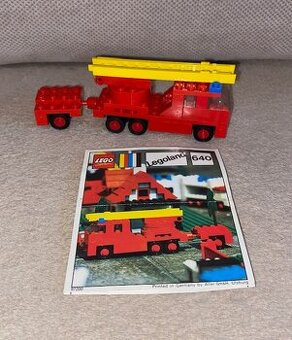 Lego set č.640 - Fire Truck (rok 1971)