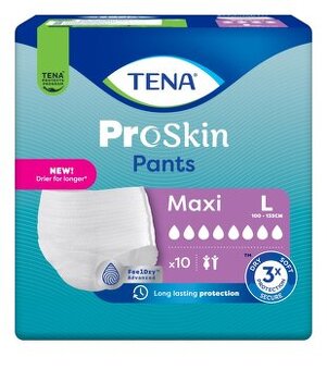 Plenkové kalhotky TENA Proskin Pants Maxi L