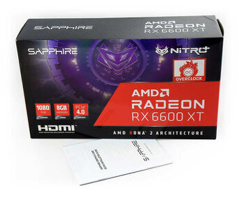 Prodám Sapphire RX 6600 XT OC Nitro+