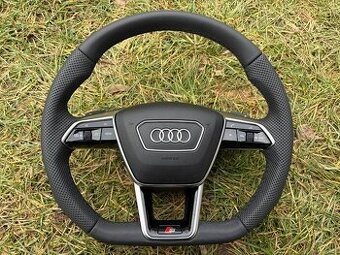 AUDI sportovy volant kozeny zkoseny