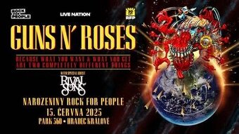 Prodám 2 lístky na Guns n roses
