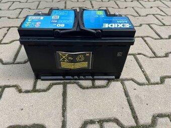 Autobaterie EXIDE 80 Ah 800A