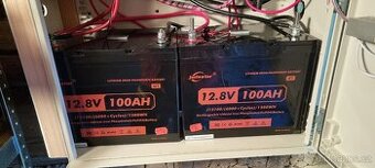 Baterie Lifepo4 12,8V 100A s Bluetooth nové - 1