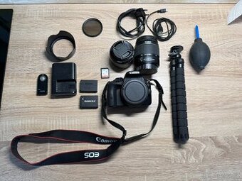 Canon EOS 100D set, EF-S 18-55 mm f/3,5-5,6, EF 50 mm f/1,8