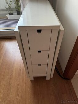 Jidelni rozkladaci stul Ikea Norden bily