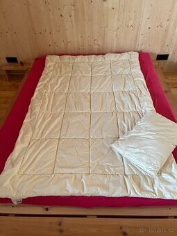 Pěřina z ovčí vlny 100% bavlna, 135 x 200 cm