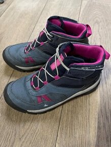 Turistické kotníčkové boty Queschua, voděodolné, vel. 32