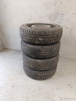 Peugeot 206 plechové disky R14  s pneu