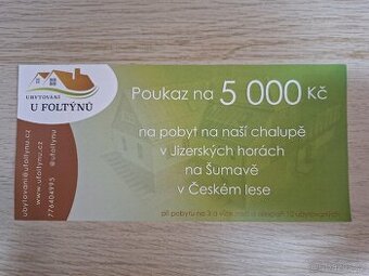 Poukaz na 5000 - Ubytování U Foltýnů