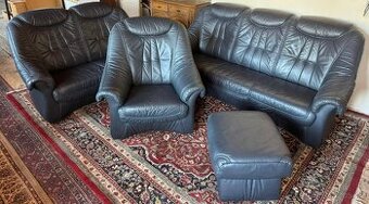 Luxusní kožená sedací souprava 3+2+1,6044