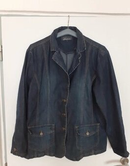 Dámské modré riflové sako Grandiosa 48