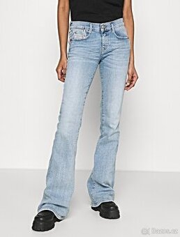 DIESEL D-EBBEY Dámské Zvonové Džíny Boot-Cut 25L34