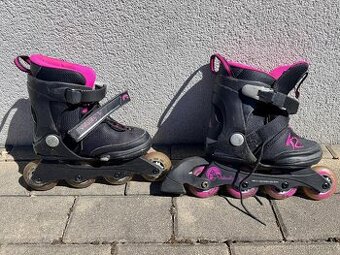 Dívčí rostoucí inline brusle K2 - vel. 32-37