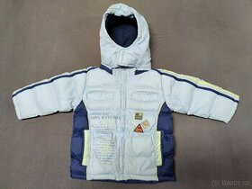 Chlapecká zimní bunda s odnímatelnou kapucí na zip, vel. 92