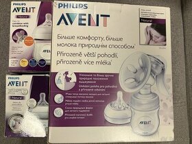 Ruční odsávačka mléka Philips Avent + 2 lahve - 1