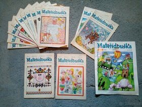 Dětské časopisy Mateřídouška ročník 1986 až 1996, 15 ks