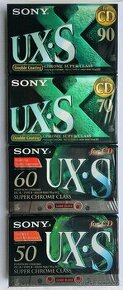 4ks kazeta SONY UX-S 50 + 60 + 70 + 90 = 1010kc s dopravou