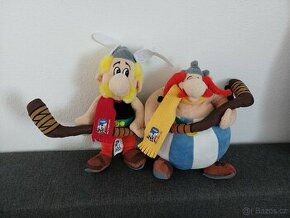 Plyšový maskot Asterix a Obelix MS v hokeji IIHF 2017