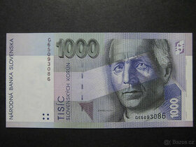 Slovenská bankovka 1000 Sk / 1997