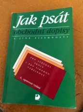Učebnice Jak psát obchodní dopisy A JINÉ PÍSEMNOSTI