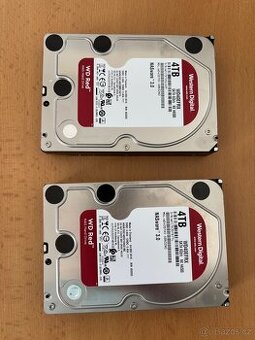 2x WD Red 4TB 5,4K 64MB SATA III 3,5'' WD40EFRX