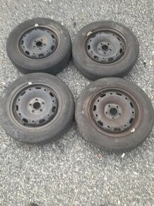 4x 14" plechové disky na Škoda, VW, SEAT.