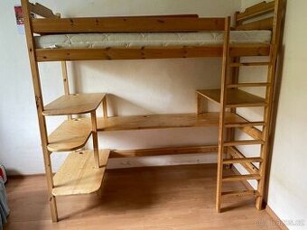 Patrová postel - samostatně nebo se stolem a policemi